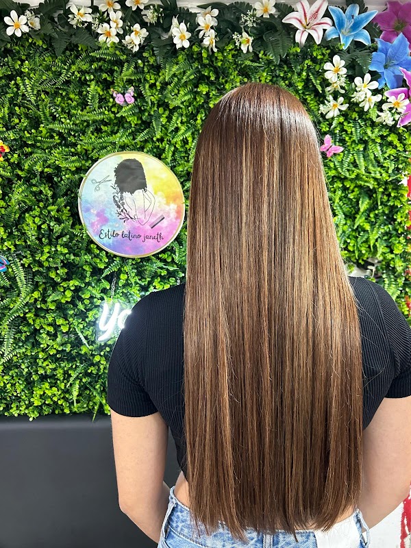 Estilista trabajando